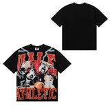 Vale hot diamond direct injection retro printed pure cotton t-shirt g