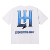 Life hustlers hot diamond direct injection retro printing pure cotton t-shirt g