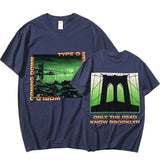 Rock Band Type O Negative Print Cotton T Shirt Men Women