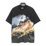 Godspeed men's youth t-shirt - short sleeve, washed print, 100% cotton, american retro style