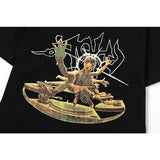 Travis Scott T-Shirt Travis Scott Cactus Jack x Utopia Loose Short Sleeve