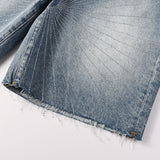 Purple Brand Denim Shorts Rhinestones