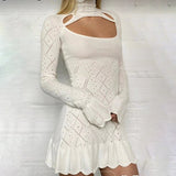 Women's Desses Knitted Dress Autumn Women's Long Sleeve