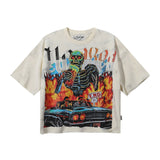 Bkys hot diamond american printing pure cotton t-shirt g