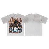 Valley printed vintage cotton washed t-shirt