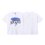 American satoshi retro print 100% cotton t-shirt