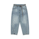 Unisex Jeans Casual Loose Straight Jeans Men
