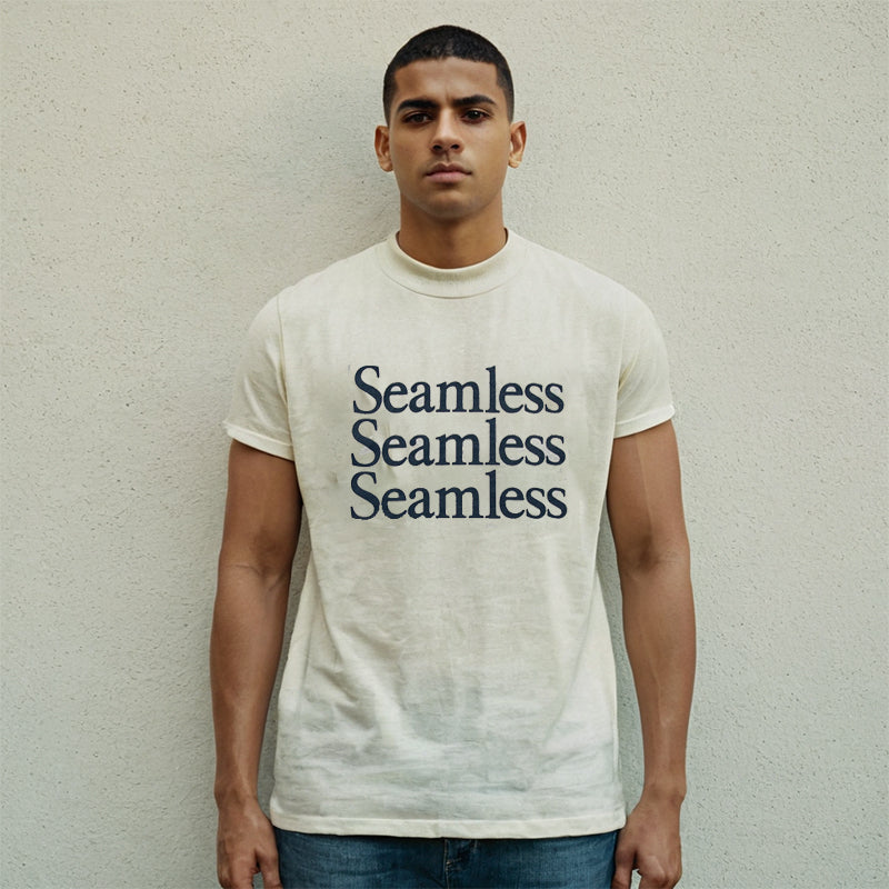 Men T Shirts Printed Short Sleeve T-shirt