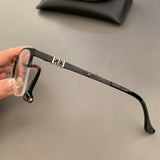 CHH Chrome Hearts Glasses Pure Titanium Ultra Light Retro Versatile Half Frame Business Myopia Glasses Frame