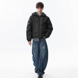 Unisex Down Jacket Men's Winter Warm Thickened Hooded Bakery