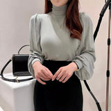 Women Long Sleeve Shirt Autumn Winter Coat Women Long Sleeve Fashion
