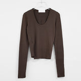 Women Long Sleeve Shirt Comfortable Bottoming Shirt Women's Long Sleeve Autumn