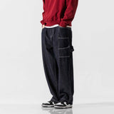 Unisex Pants Autumn Denim Trousers