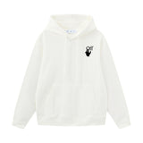 Off OW White Hoodie Oil Painting