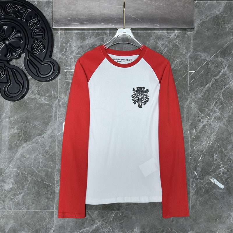 Chh Chrome Heart Long Sleeve Shirt Unisex Fashion Loose Long Sleeve Shirt