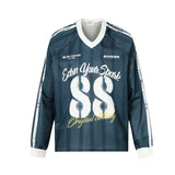 Unisex long-sleeved shirt autumretrostripes