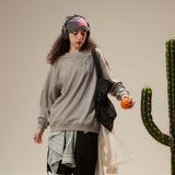 Unisex Sweater Autumn Vintage Letter Print