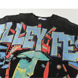Men's t-shirt with rhinestone print, 100% cotton print