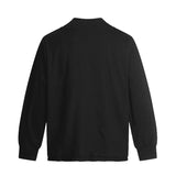 Unisex long-sleeved shirt autum double collar