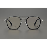 CHH Chrome Hearts Glasses Collector's Edition Double Beam Large Frame Ultra Light Pure Titanium Glasses Frame