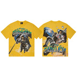 Mixed emotion cross-border t-shirt rhinestone printing g pure cotton printing