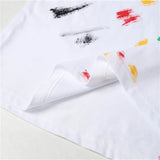 Men's t-shirt with rhinestone print, 100% cotton print