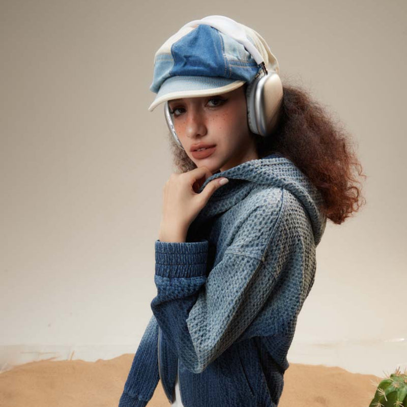 Unisex Sweater Fall Denim Jacket