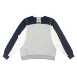Hip-hop hoodie american high street patchworkcontrast colorpatchworktrendylooseeasiest for match round neck sweatshirt