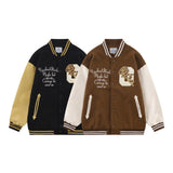 Varsity Jacket Vintage Spring and Autumn Men's Baseball Uniforms Coat for Men