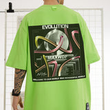 Men T Shirt Printed Short-Sleeved T-shirt for Men and Women