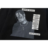 Travis Scott Hoodie Travis Scott Cactus Jack Corrupted Portrait Hooded Sweater