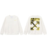 Off OW White Sweatshirt yellow gradient