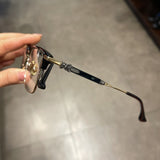 CHH Chrome Hearts Glasses Pure Titanium Ultra Light Large Frame Retro Myopia Myopia Glasses Frame