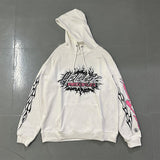 Hoodie Retro abstract print
