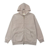 Hip-hop hoodie american letter symbol foam fleece-lined zipper hooded sweatshirtloosecasual hoodieoutwear