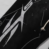 Hoodie Retro abstract print