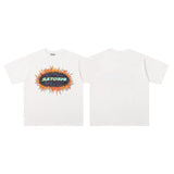 Valley retro cotton t-shirt for men - direct-to-garment hip hop print