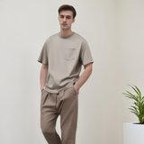 Men's T-shirt Short-Sleeved T-shirt Men's and Women's Loose