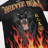 American duaa washed cotton t-shirt retro print g