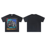 Valley men's t-shirt - short sleeve, washed print, 100% cotton streetwear
