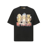 Gallerypure cotton t-shirtg american street direct injection printing