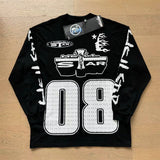 HS Long Sleeve T-Shirt Retro style high street trend