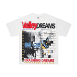 Duaa pure cotton t-shirt g direct injection retro printing