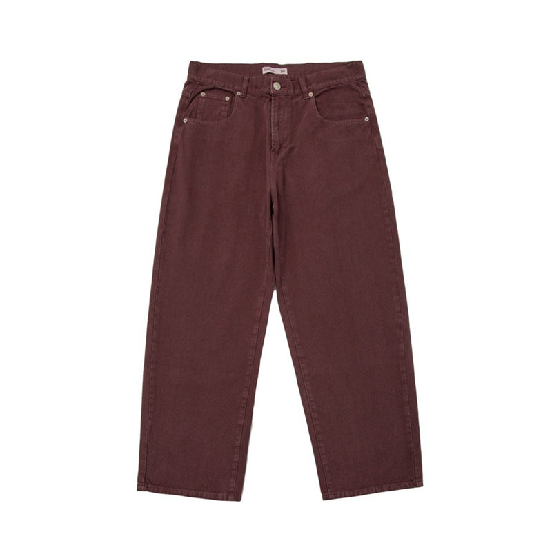 Unisex Jeans Loose Straight Long Pants