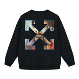 Off OW White Sweatshirt oil painting