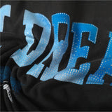 Men's t-shirt with rhinestone print, 100% cotton print
