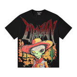 Men's t-shirt with rhinestone print, 100% cotton, american vintage style