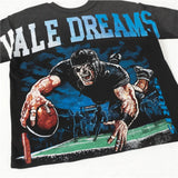 Men's t-shirt with rhinestone print, 100% cotton print
