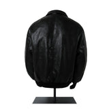 Unisex Down Jacket Vintage Leather Jacket Padded Men