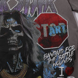 Rough play hot diamond direct injection hip hop printed pure cotton t-shirt g